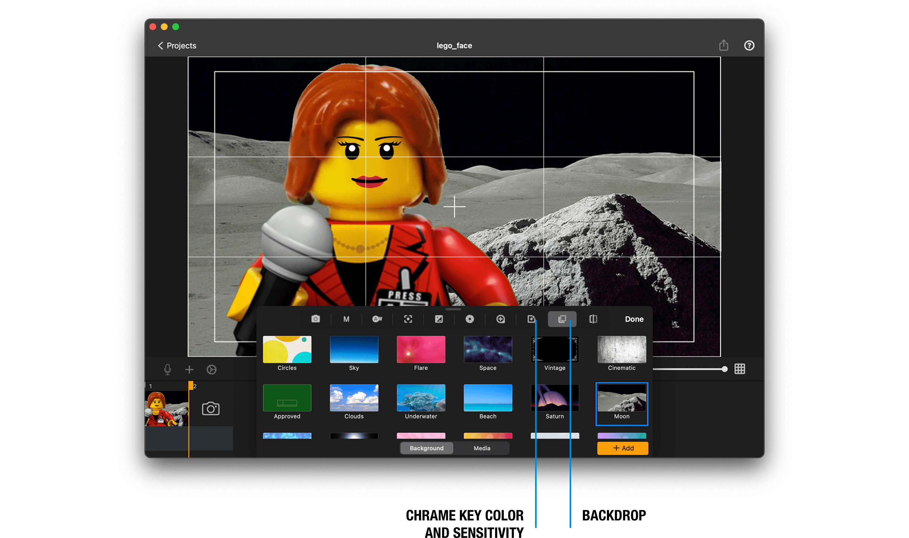 Stop Motion Studio for macOS - Using the Green Screen